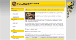 Desktop Screenshot of onlineroulettepro.com